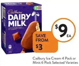 Foodworks Cadbury Ice Cream offer