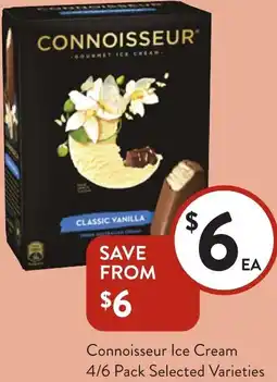 Foodworks Connoisseur Ice Cream offer