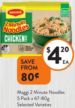 Foodworks Maggi 2 Minute Noodles offer