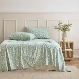 Pillow Talk Ditsy Floral Flannelette Sheet Set by Habitat offer