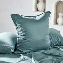 Pillow Talk 400 Thread Count Bamboo Cotton European Pillowcase by Habitat offer