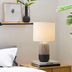 Pillow Talk River Table Lamp by Habitat offer