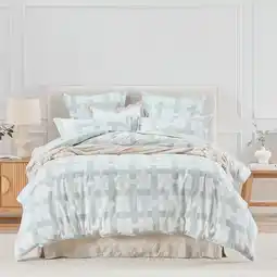 Pillow Talk Hayes Check Quilt Cover Set by Essentials offer