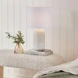 Pillow Talk River Table Lamp by Habitat offer