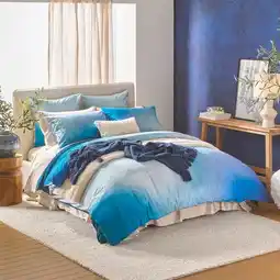 Pillow Talk Oceania Quilt Cover Set by Habitat offer