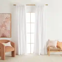 Pillow Talk Aspen Room Darkening Curtain Set of 2 by Habitat offer