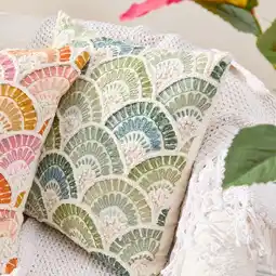 Rio Embroidered Cushion by M.U.S.E