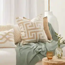 Pillow Talk Monaco Embroidered Cushion by M.U.S.E offer
