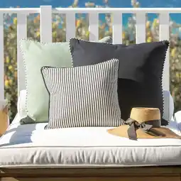 Pillow Talk Zona Plain Outdoor Cushion by Pillow Talk offer