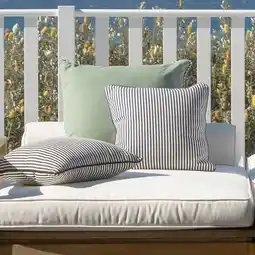 Pillow Talk Zona Stripe Cushion by Pillow Talk offer
