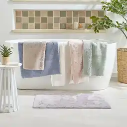 Pillow Talk Maya Cotton Bamboo Bath Mat by M.U.S.E offer