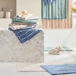 Pillow Talk Samara Stripe Towel Range by Habitat offer