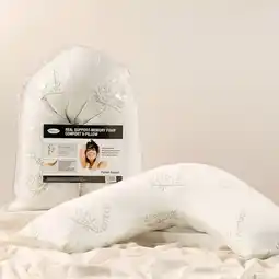 Pillow Talk Chipped Memory Foam Comfort V Pillow by Sensational offer