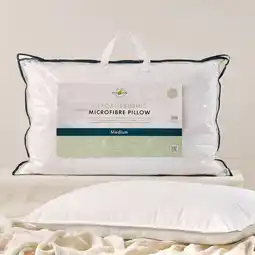 Pillow Talk Hypoallergenic Microfibre Medium Pillow by Greenfirst offer