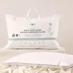 Pillow Talk 50/50 Duck Down Feather Surround Pillow by Greenfirst offer