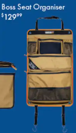 BCF Boss Seat Organiser offer