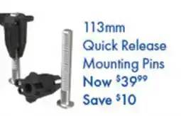 BCF Quick release mounting pins offer