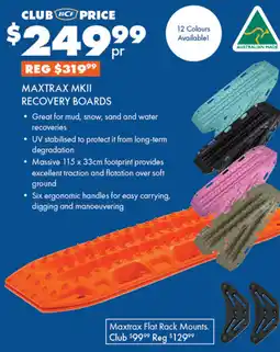 BCF Recovery boards offer