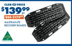 BCF Maxtrax lite recovery boards offer