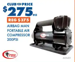 Portable air compressor