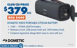 BCF Portable lithium battery offer