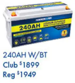 BCF Lithium batteries offer