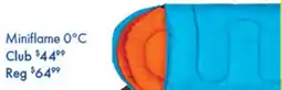 BCF Sleeping bags miniflame offer
