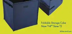 BCF Foldable storage cube offer
