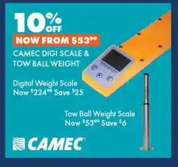 BCF Camec digi scale & tow ball weight offer