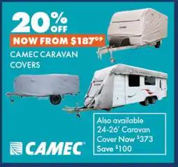 BCF Caravan covers offer