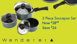 BCF Saucepan set offer