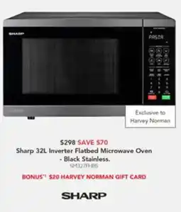 Harvey Norman Inverter Flatbed Microwave Oven offer