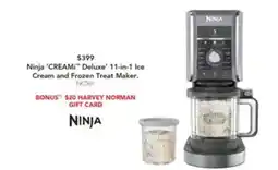 Harvey Norman Cream and frozen maker offer