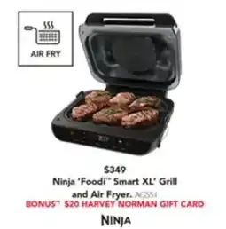 Harvey Norman Grill and air fryer offer