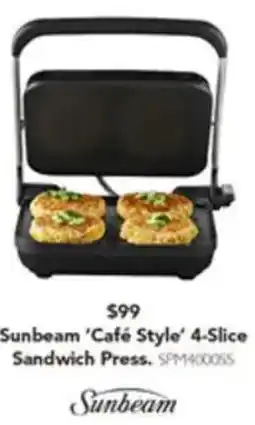 Harvey Norman Slice sandwich press offer