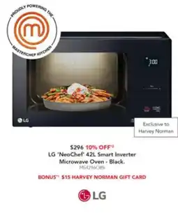 Harvey Norman Smart inverter microwave oven offer