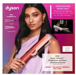 Harvey Norman Straightener and dryer offer