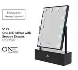 Harvey Norman Mirror with storage drawer. offer