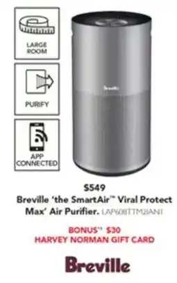 Harvey Norman Air purifier offer
