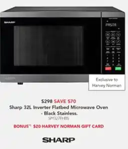 Harvey Norman Inverter flatbed microwave oven offer