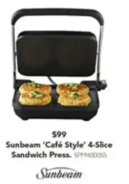 Harvey Norman Slice Sandwich Press offer