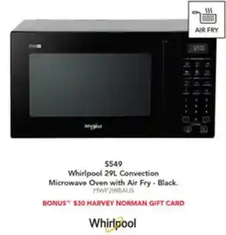 Harvey Norman Convection microwave oven with air fry offer