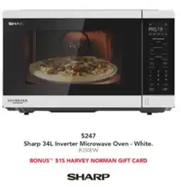 Harvey Norman Inverter microwave oven offer