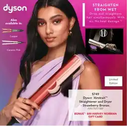 Harvey Norman Straightener and dryer offer