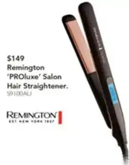 Salon hair straightener