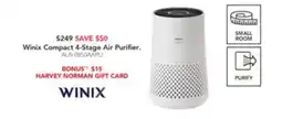 Harvey Norman Compact 4-stage air purifier. offer