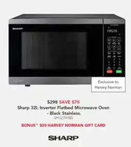 Harvey Norman Inverter flatbed microwave oven offer