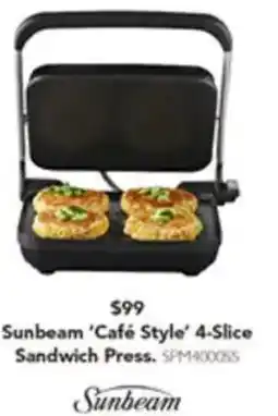 Harvey Norman Slice sandwich press offer