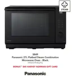 Harvey Norman Flatbed steam combination microwave oven - black. offer
