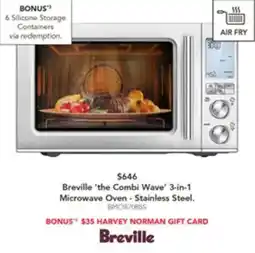 Harvey Norman The combi wave 3-in-1 microwave oven - stainless steel offer